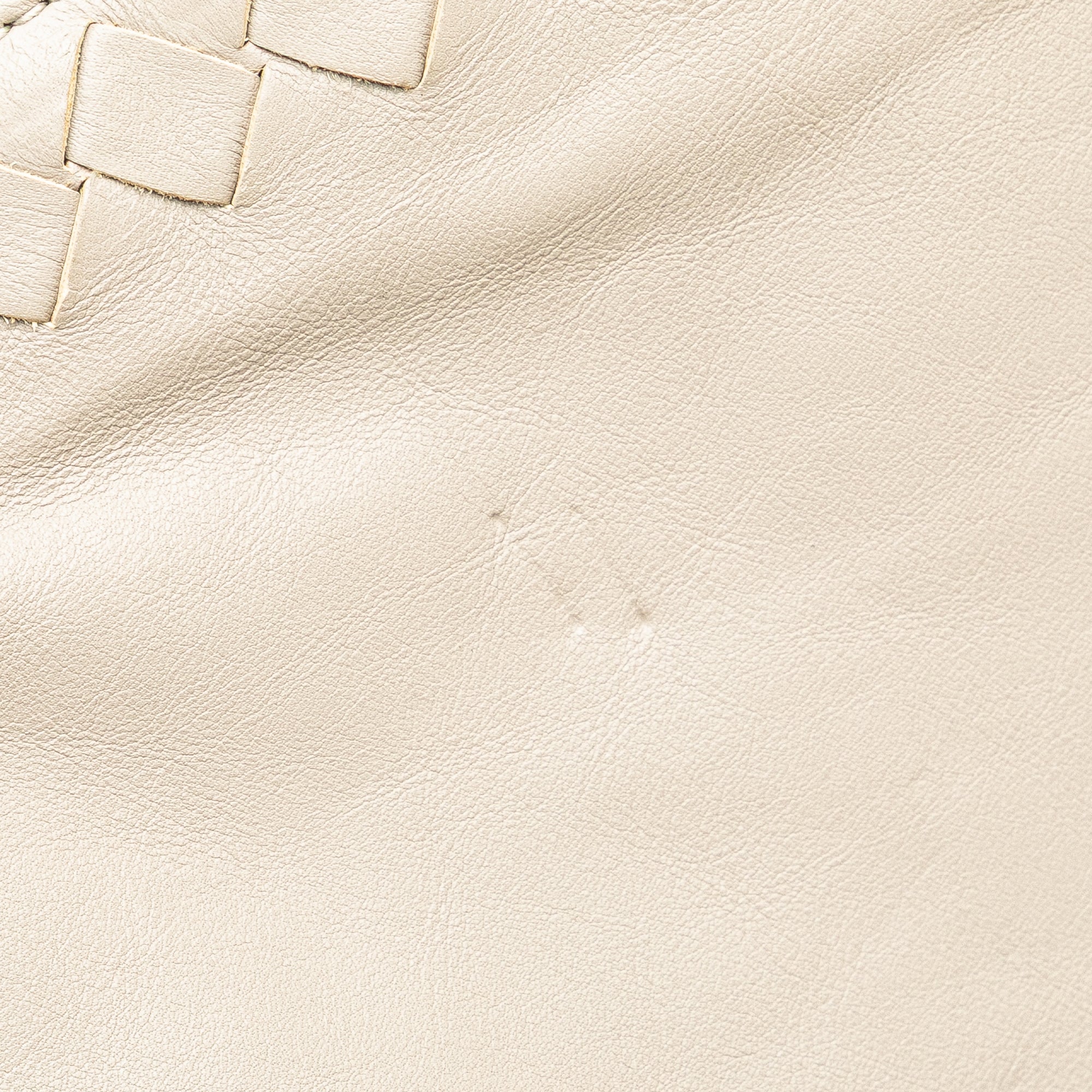 Leather Intrecciato Side Zip Tote