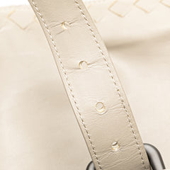 Leather Intrecciato Side Zip Tote
