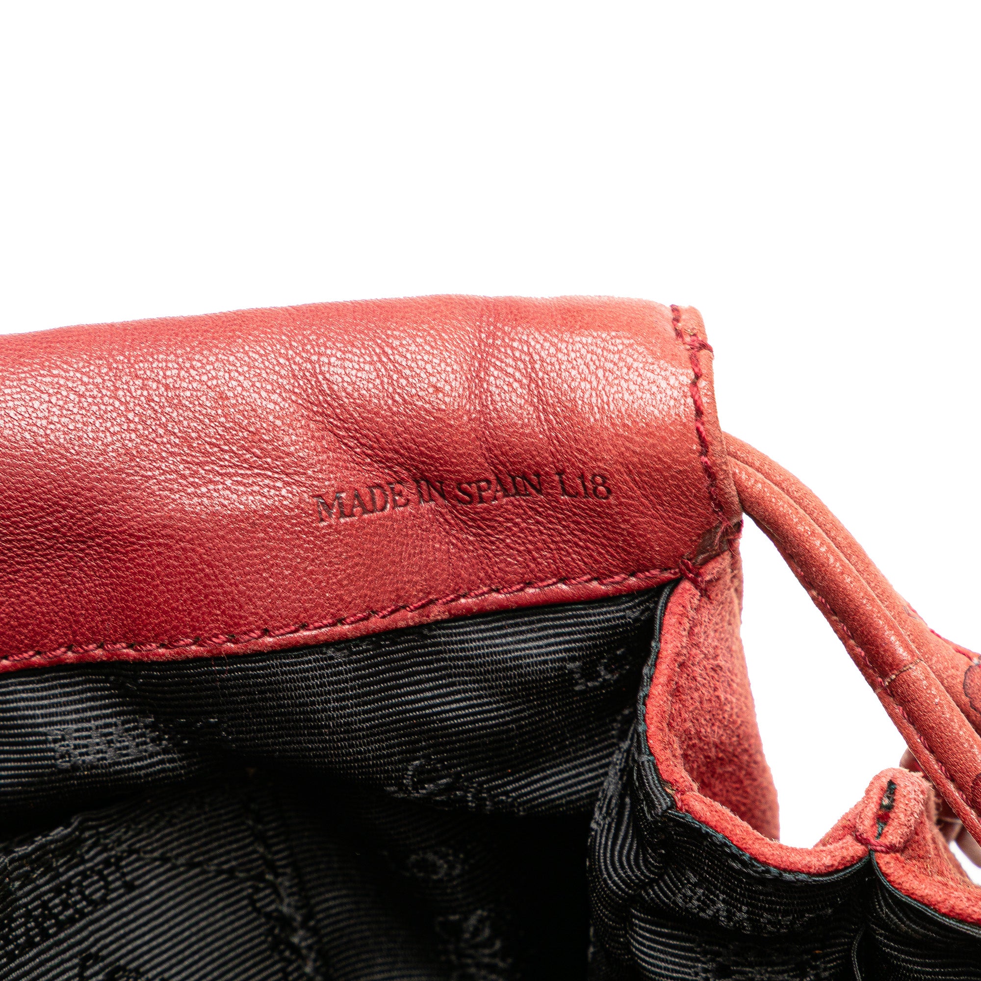 Suede Drawstring Flamenco Crossbody