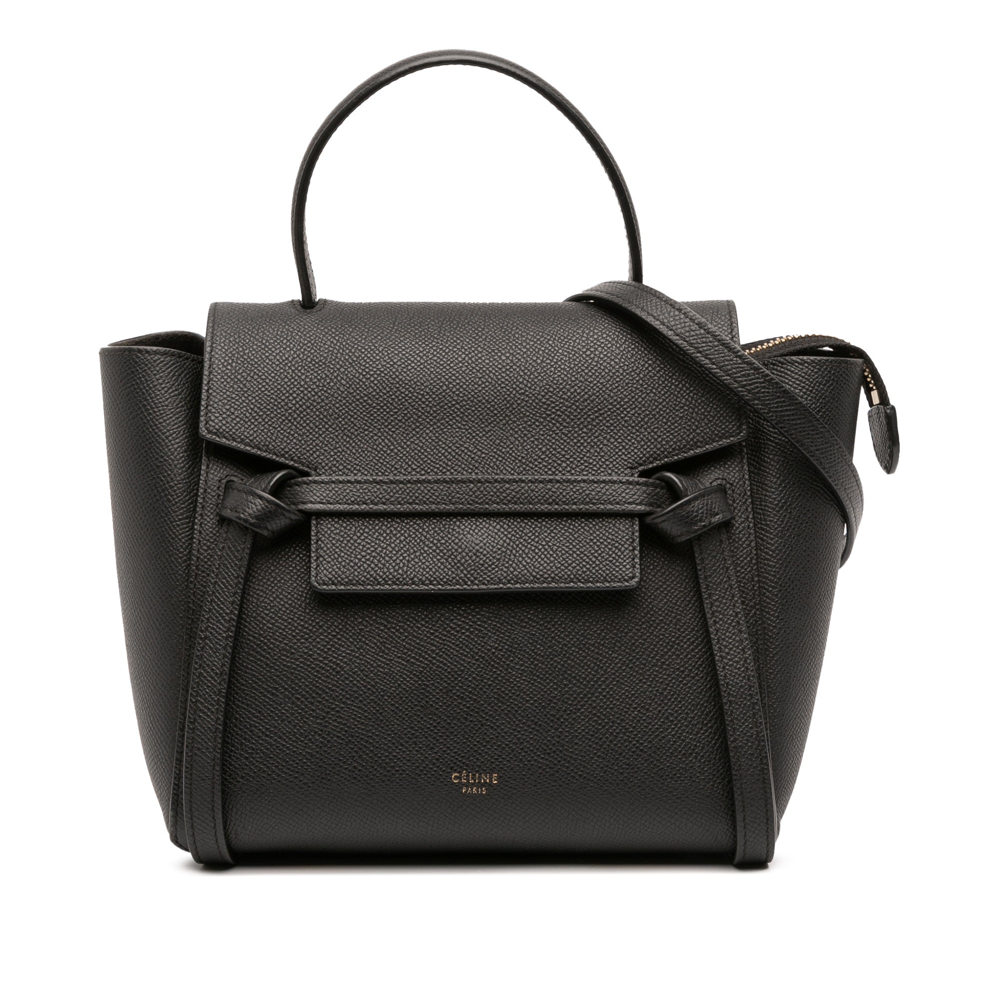 Nano Grained Calfskin Belt Bag
