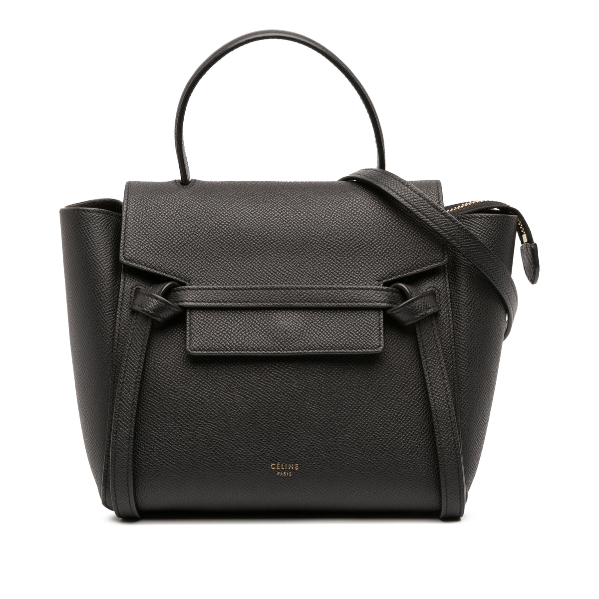 Nano Grained Calfskin Belt Bag