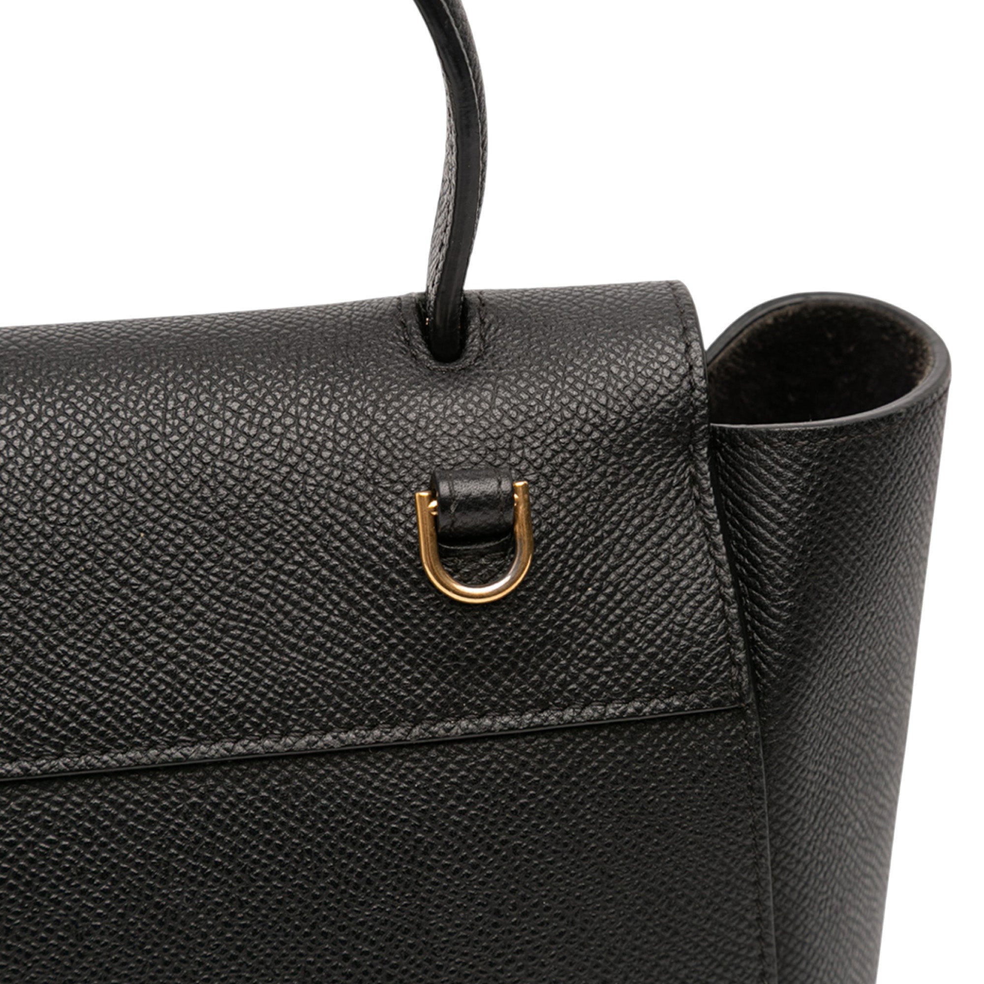 Nano Grained Calfskin Belt Bag