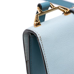 Goatskin Madras Soft Calf Crystal Embellished Crossbody