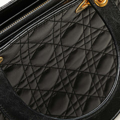 Large Lambskin Cannage Lady Dior