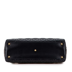Large Lambskin Cannage Lady Dior