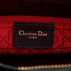 Large Lambskin Cannage Lady Dior