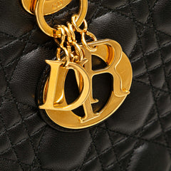 Large Lambskin Cannage Lady Dior