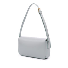 Shiny Calfskin Claude Shoulder Bag