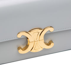 Shiny Calfskin Claude Shoulder Bag