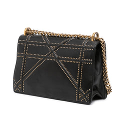 Medium Studded Lambskin Diorama Flap