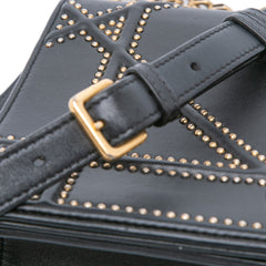 Medium Studded Lambskin Diorama Flap