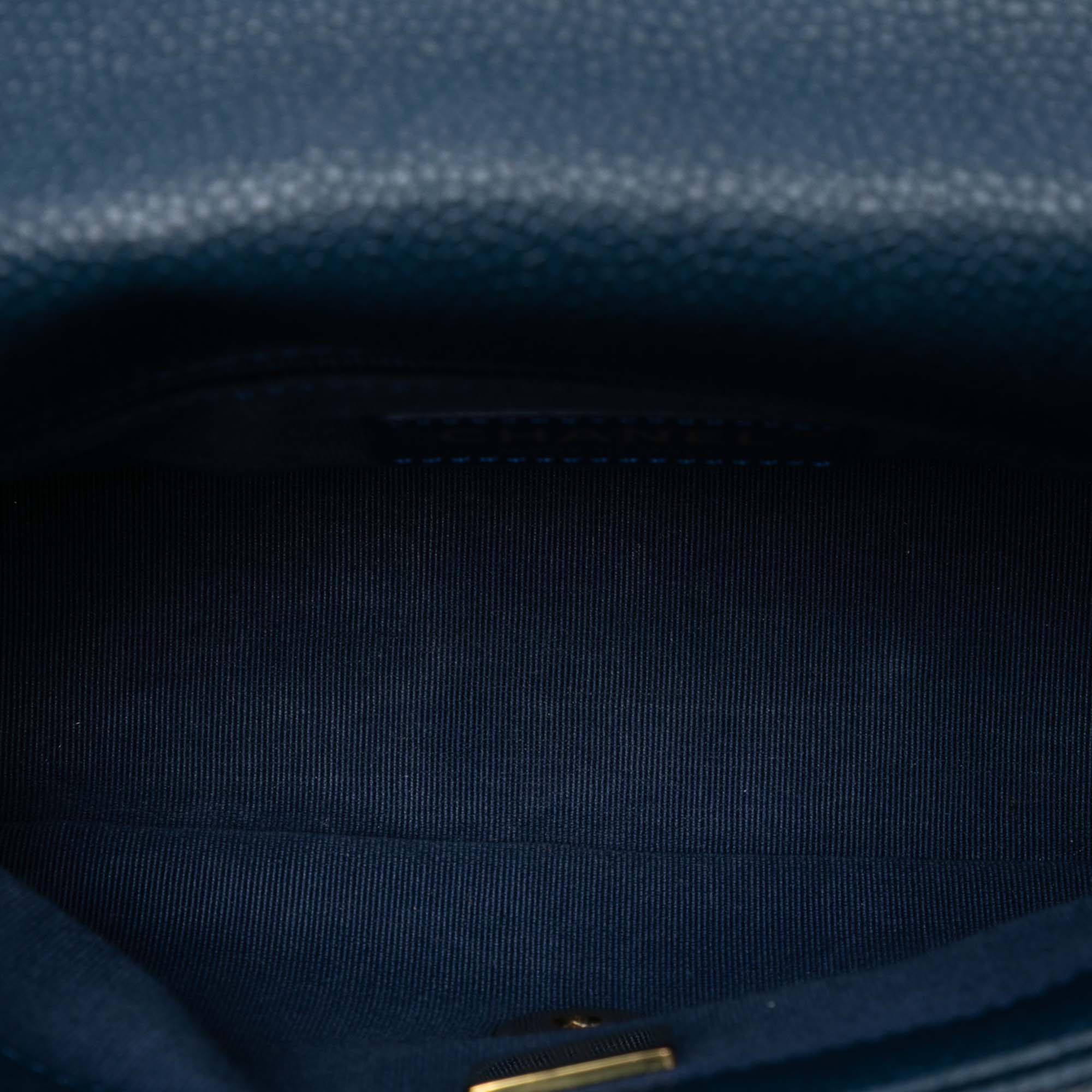 Mini Quilted Caviar Chain Soul Flap