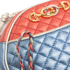 Mini Laminated Nappa Trapuntata Zumi Dome Crossbody