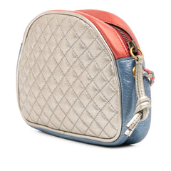 Mini Laminated Nappa Trapuntata Zumi Dome Crossbody