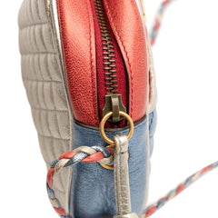 Mini Laminated Nappa Trapuntata Zumi Dome Crossbody