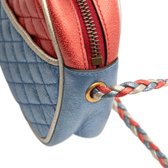 Mini Laminated Nappa Trapuntata Zumi Dome Crossbody