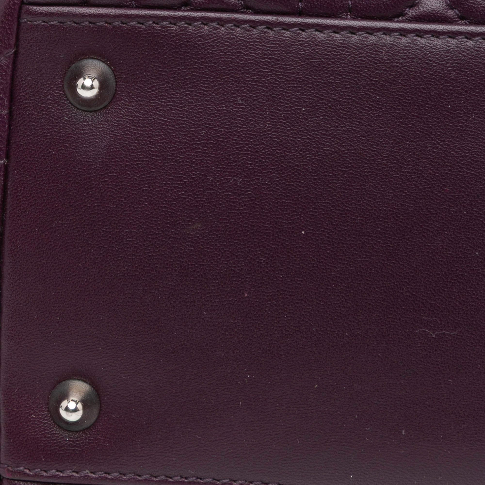 Medium Lambskin Cannage Lady Dior