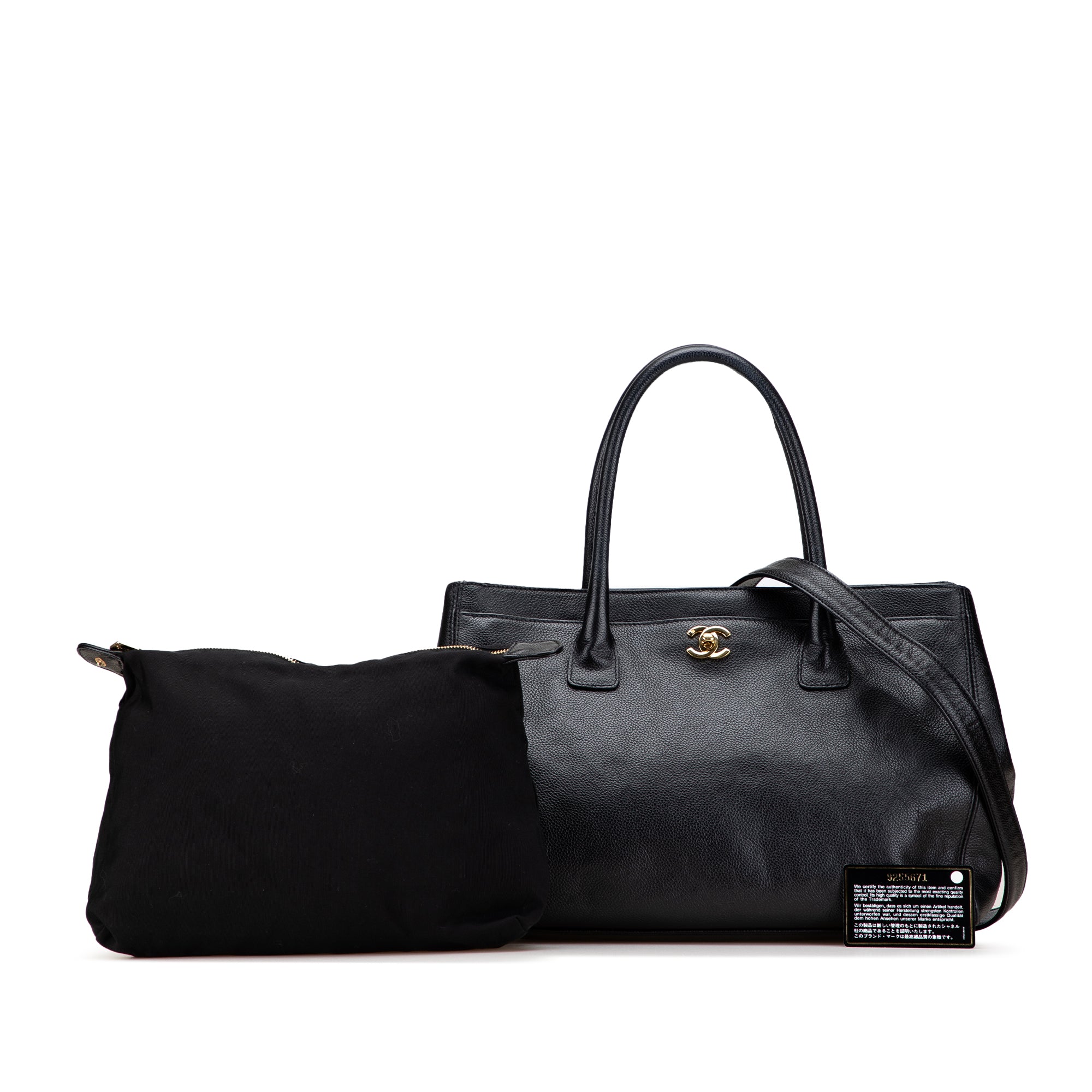 Medium Calfskin Executive Cerf Tote