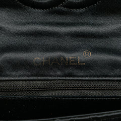 Mini Square Quilted Satin Single Flap
