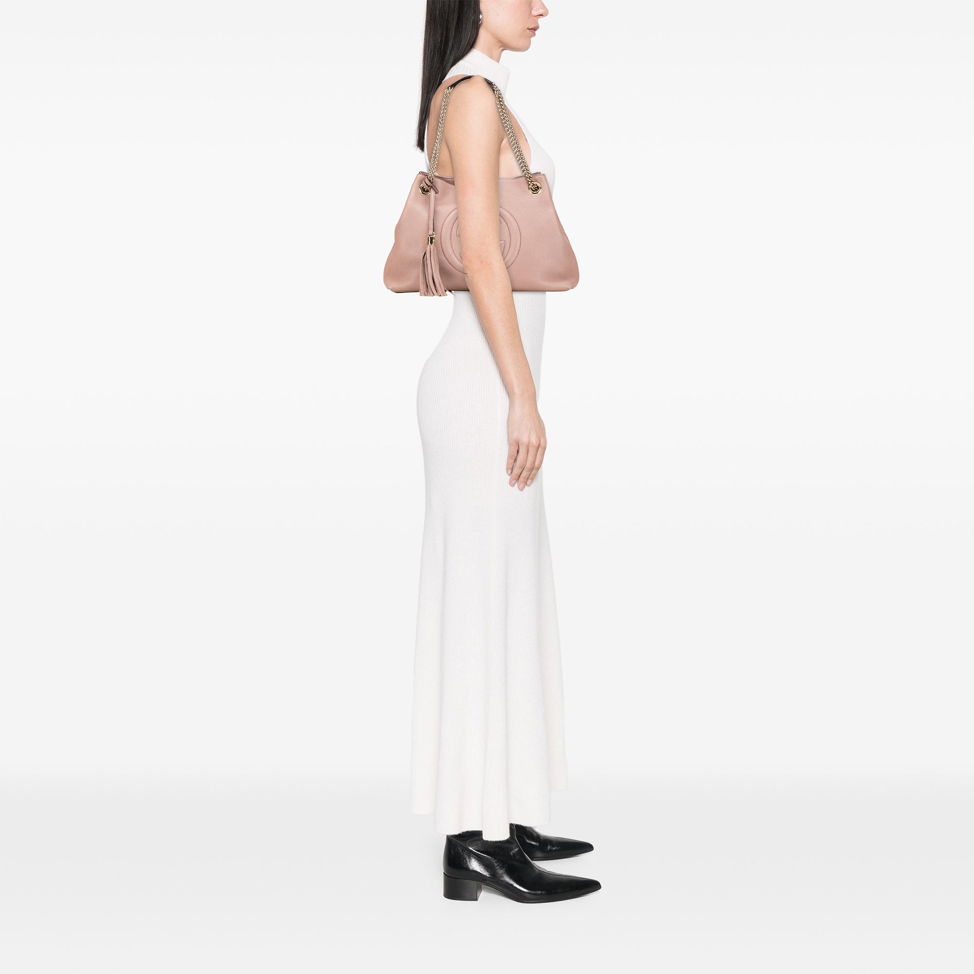 Medium Leather Soho Chain Tote