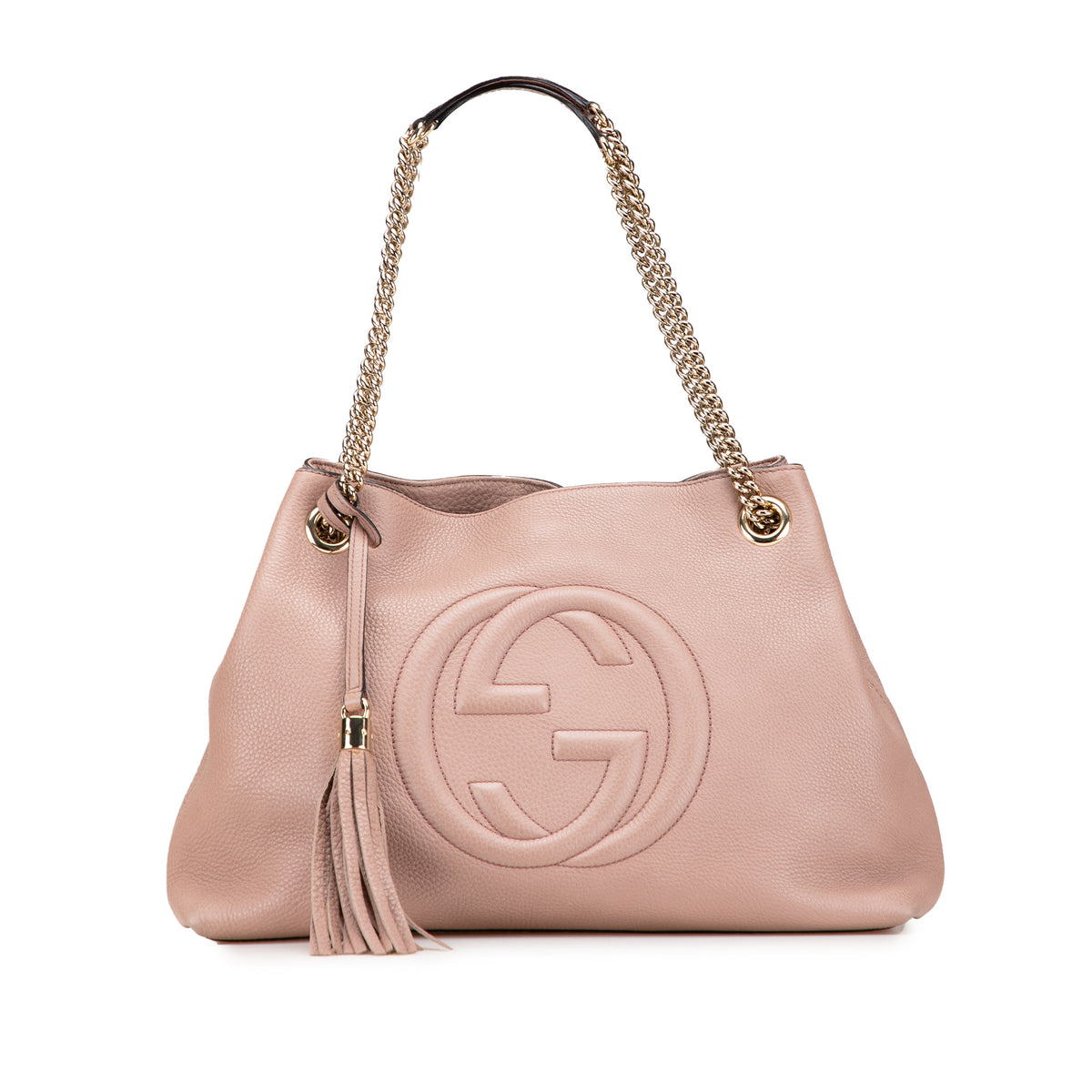 Medium Leather Soho Chain Tote