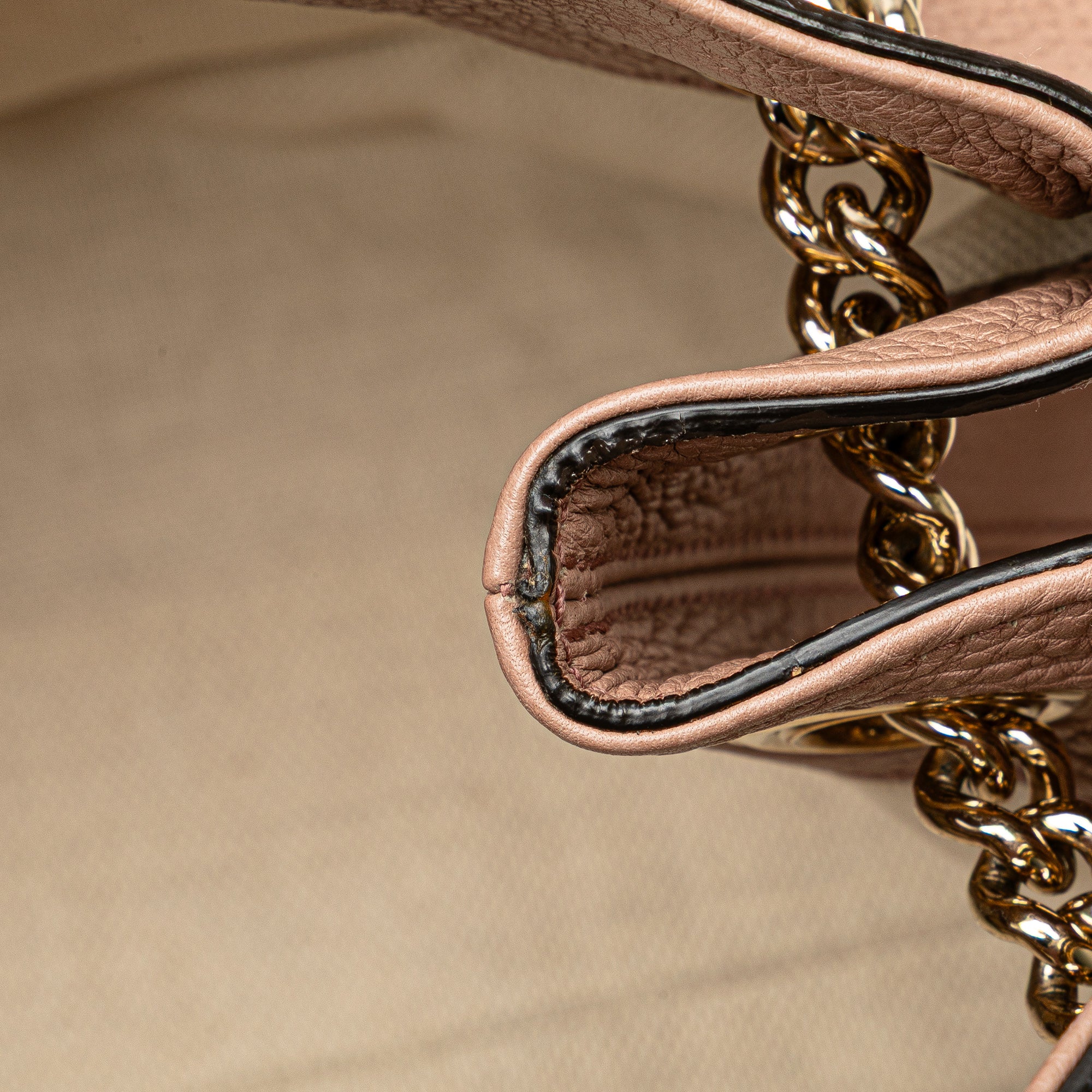 Medium Leather Soho Chain Tote