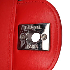 Mini Rectangular Classic Bicolor Patent Single Flap