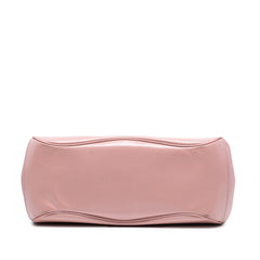 Medium Smooth Calfskin Bamboo Lady Lock Handbag