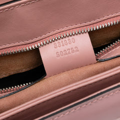 Medium Smooth Calfskin Bamboo Lady Lock Handbag