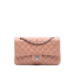 Medium Classic Lambskin Double Flap