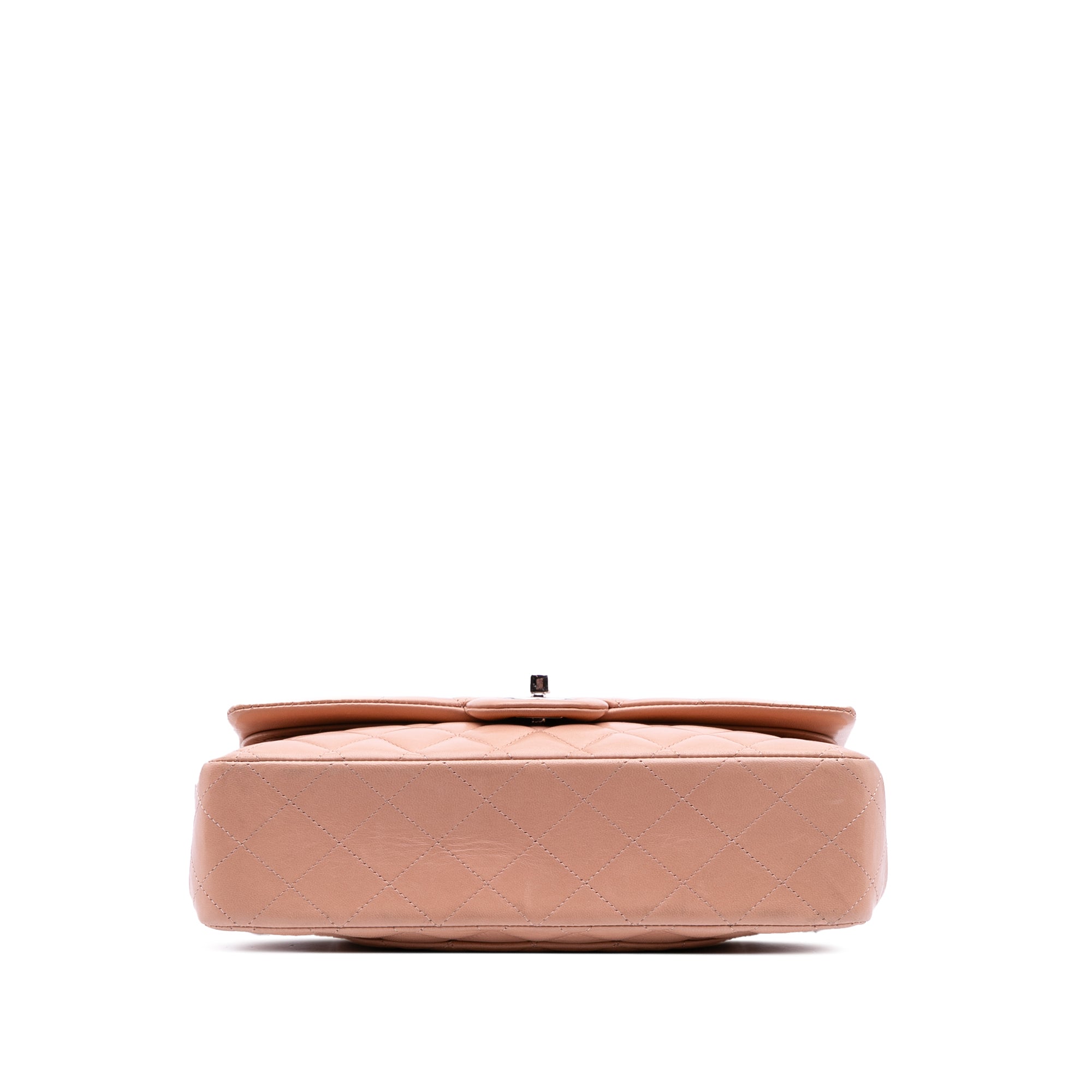 Medium Classic Lambskin Double Flap