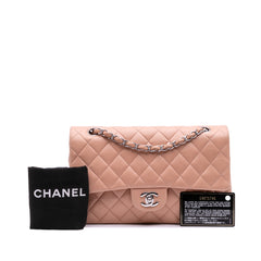 Medium Classic Lambskin Double Flap