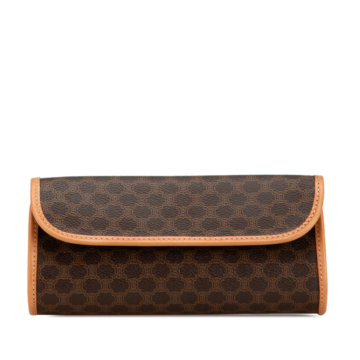 Macadam Coated Canvas Clutch