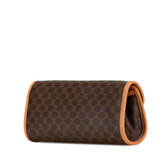 Macadam Coated Canvas Clutch