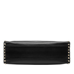 Leather Rockstud Convertible Tote