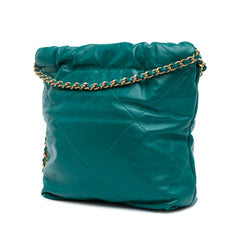 Mini Shiny Calfskin 22 Handbag