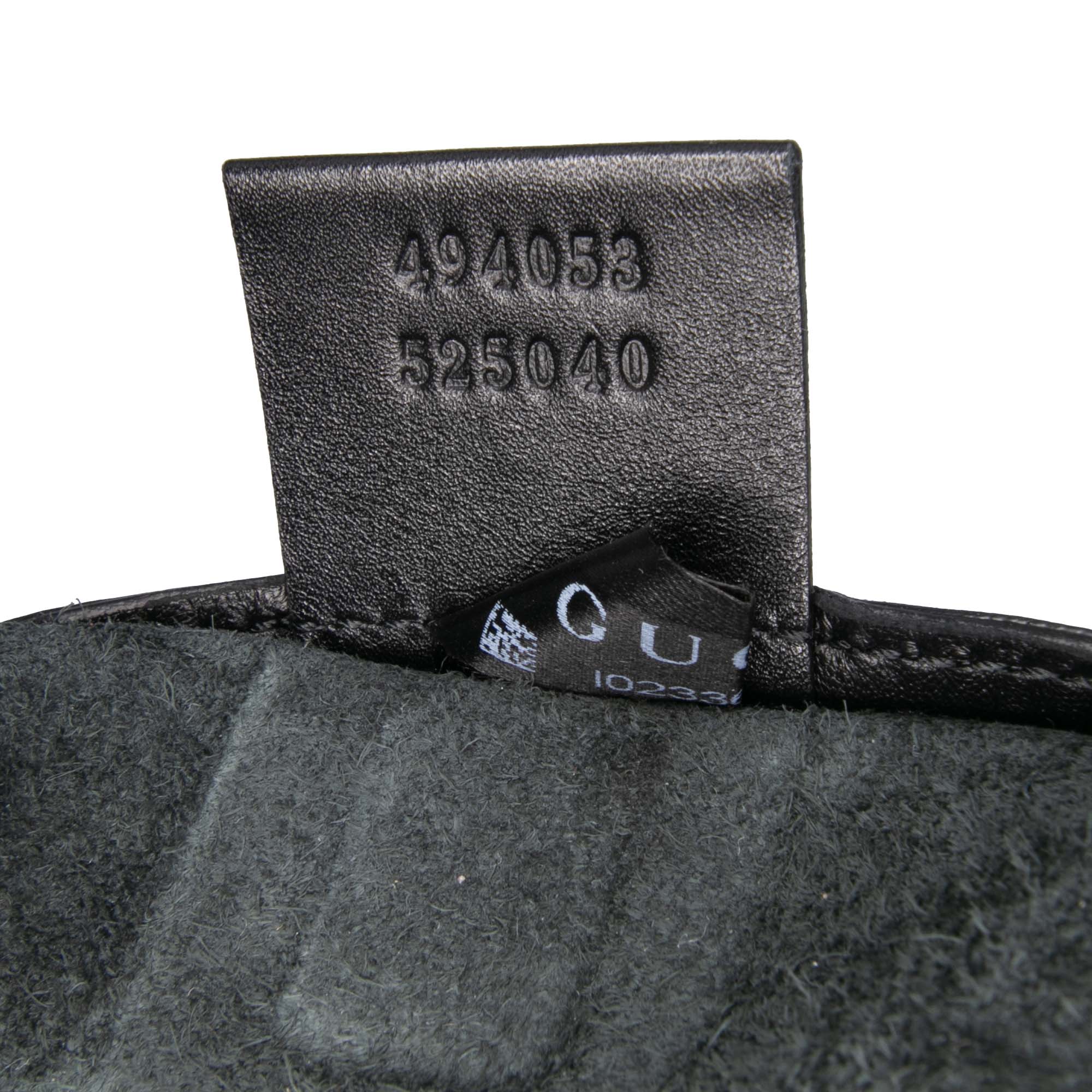 Leather Logo Drawstring Backpack