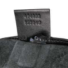 Leather Logo Drawstring Backpack