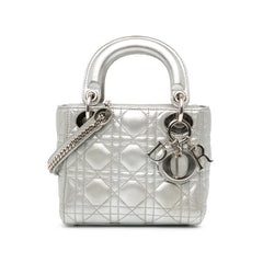 Mini Lambskin Cannage Lady Dior