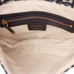 Oblique Canvas Saddle Bag