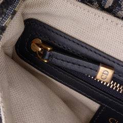 Oblique Canvas Saddle Bag
