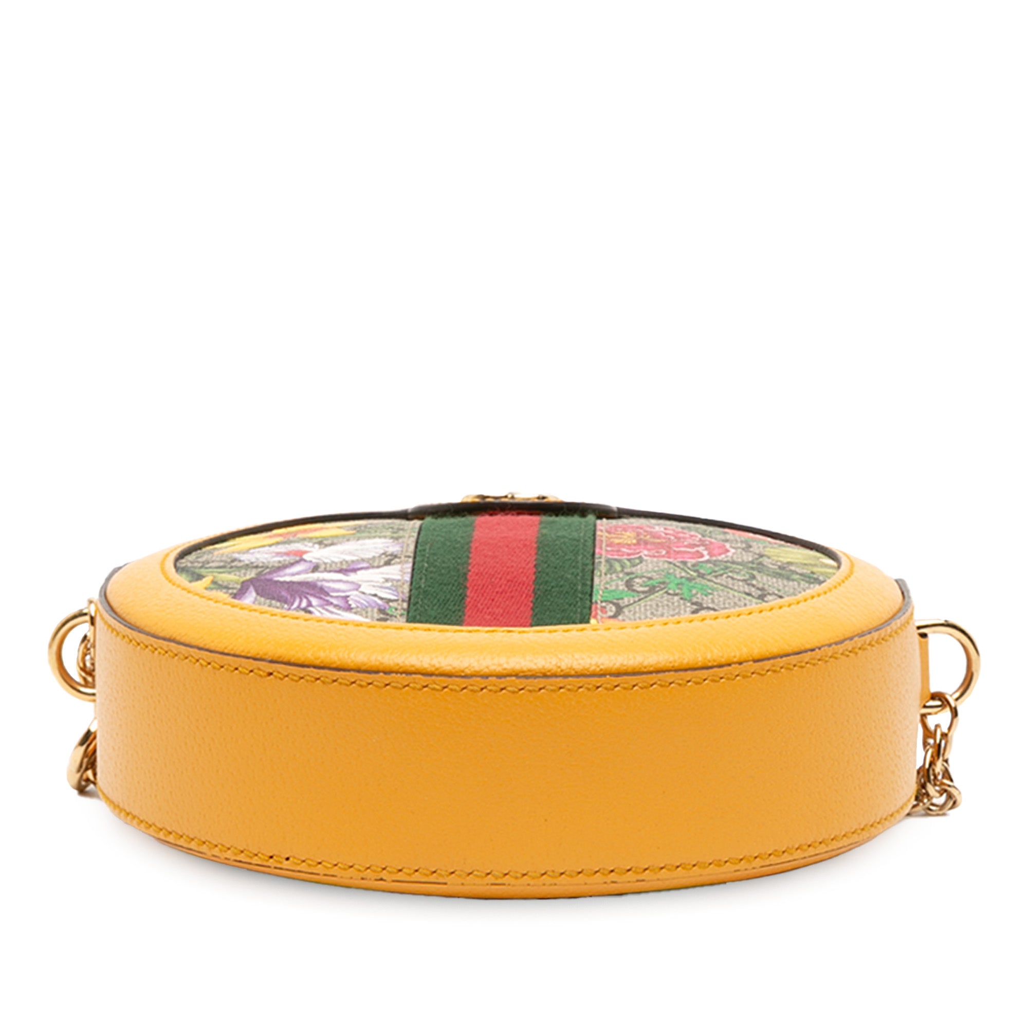 Mini GG Supreme Flora Ophidia Round Crossbody