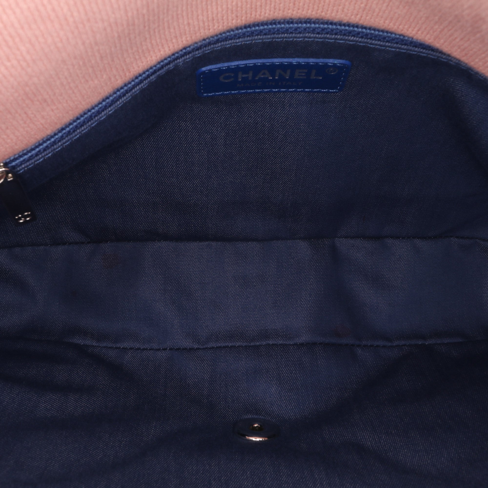 Jumbo Stripe Jersey Felt and Rope Flap