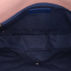 Jumbo Stripe Jersey Felt and Rope Flap