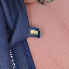 Jumbo Stripe Jersey Felt and Rope Flap