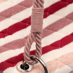 Jumbo Stripe Jersey Felt and Rope Flap