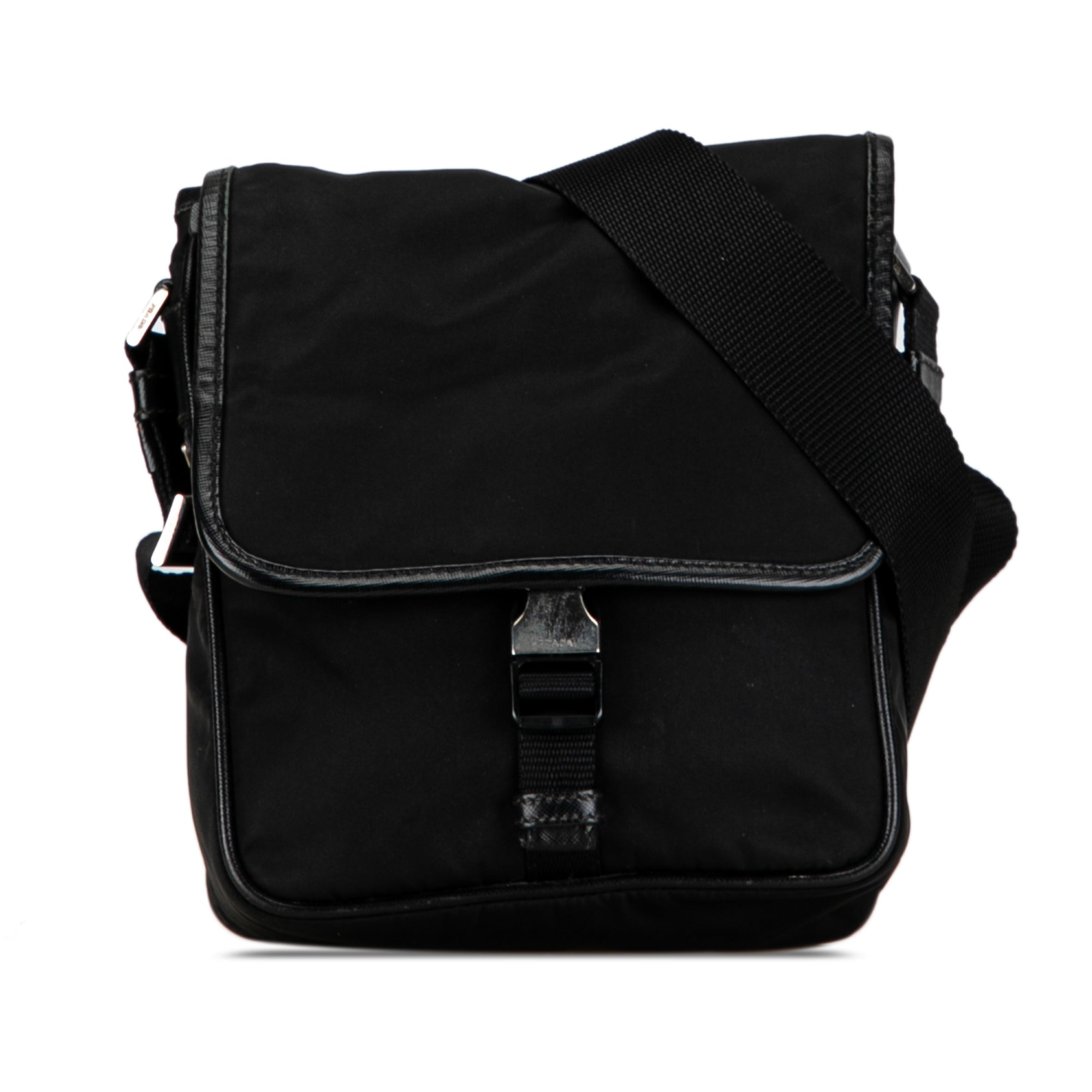 Tessuto Buckle Messenger Bag