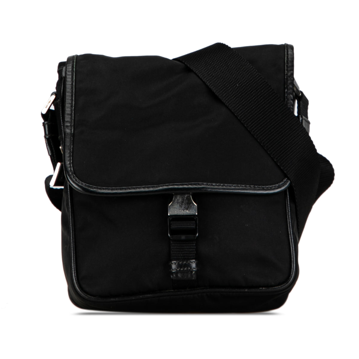 Tessuto Buckle Messenger Bag