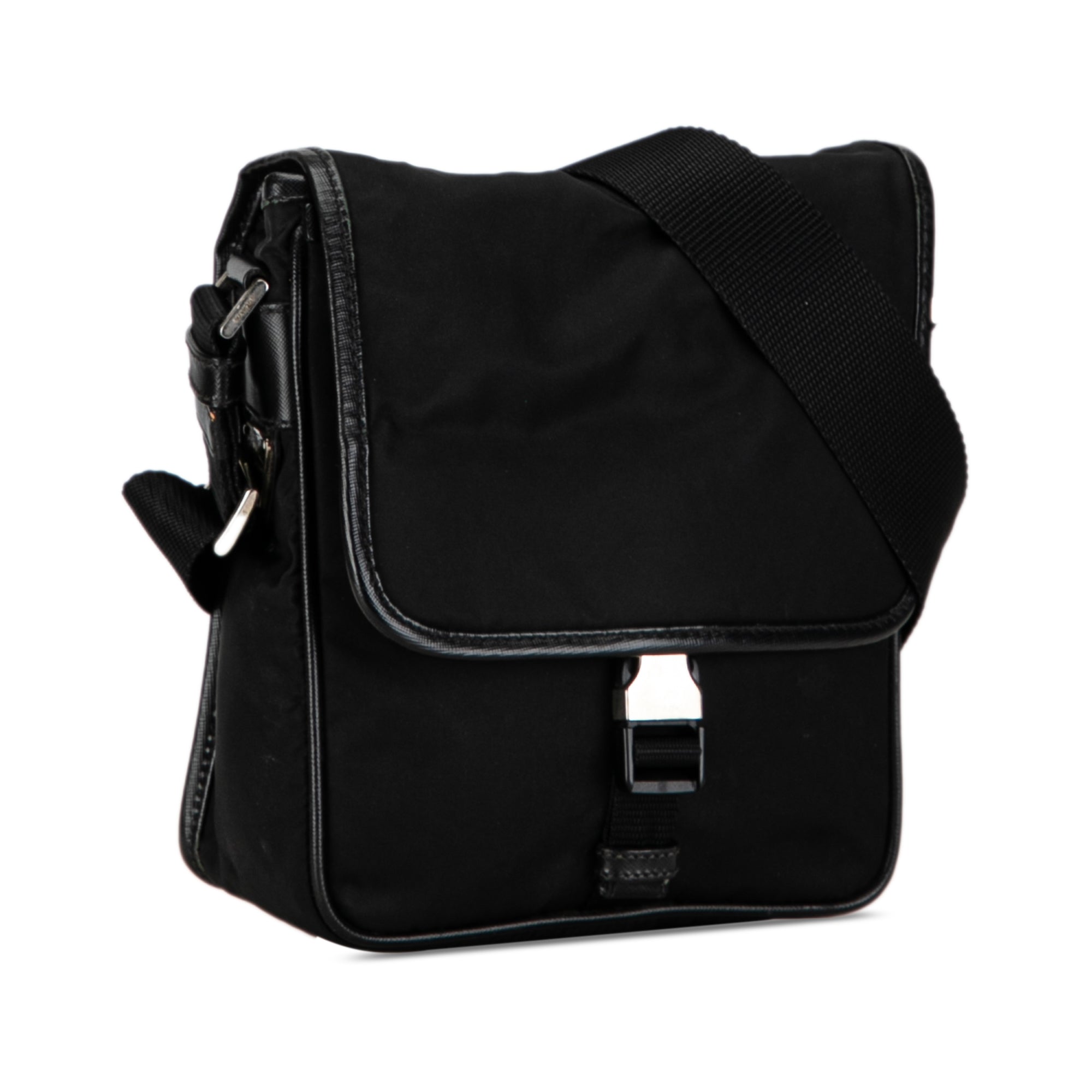 Tessuto Buckle Messenger Bag