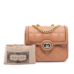 Mini Leather Deco Chain Shoulder Bag
